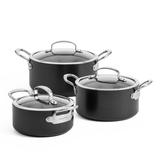 Set de casseroles Barcelona 3 pièces