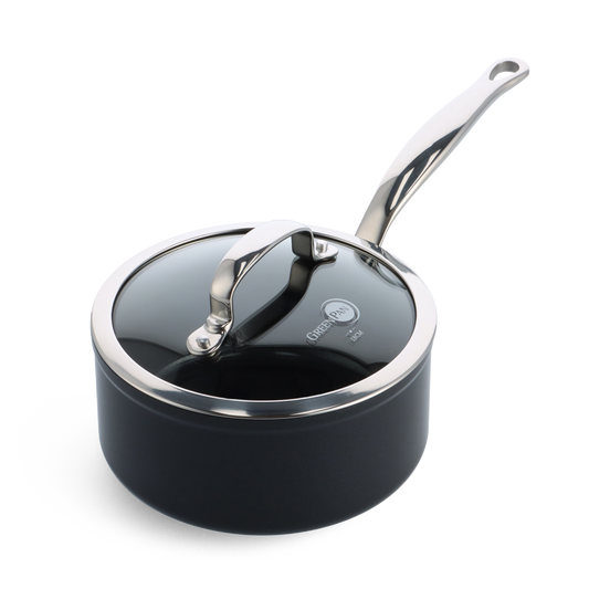 Barcelona Pro Steelpan met deksel 18cm zwart