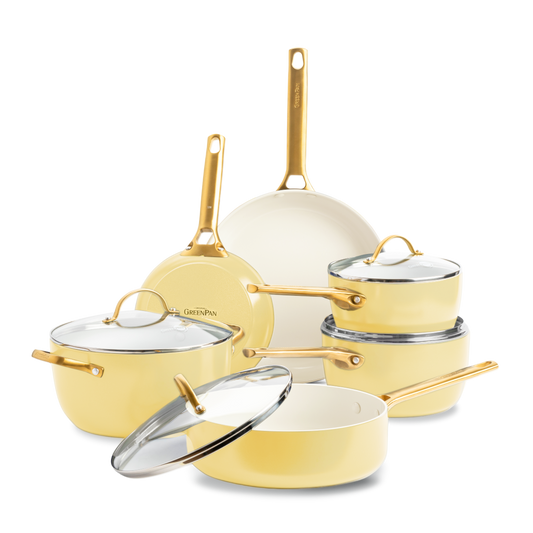 Batterie de cuisine Padova Reserve Yellow – 10 pièces