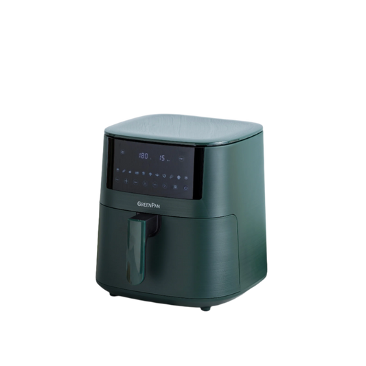 Air Fryer Bistro XXL - Pine Green - antiadhésif en céramique sans PFAS - panier de 7,2 L - 11 préréglages