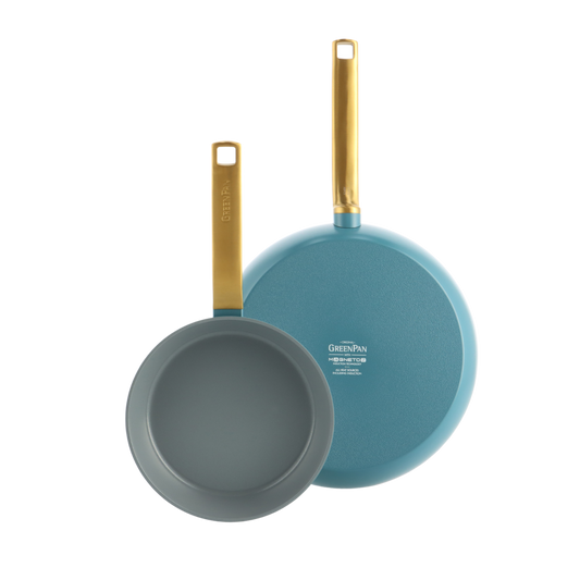Set de poêles Evolution Sky bleu en 2 pièces (20 + 28 cm)