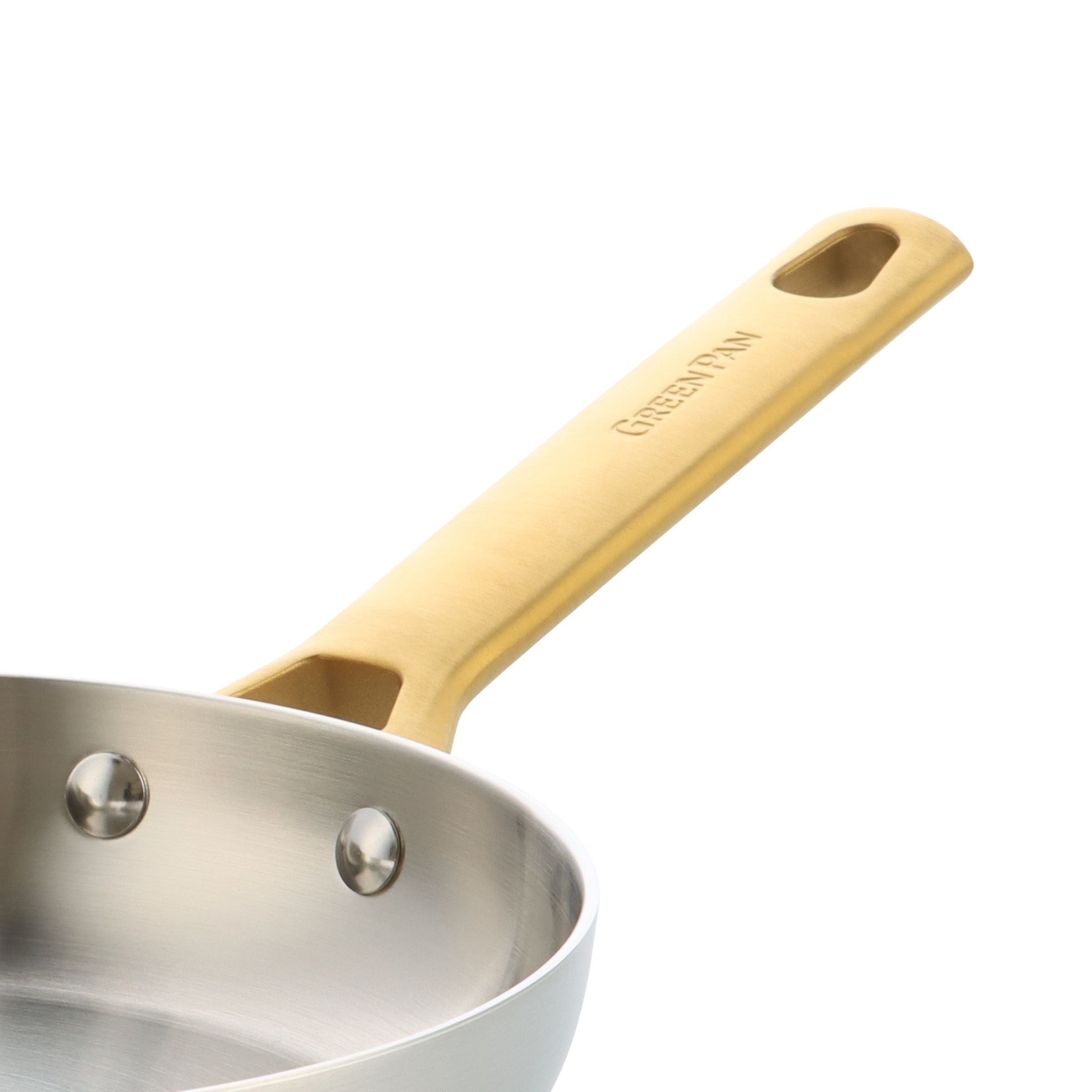 Padova Reserve Ensemble de 2 poêles en acier inoxydable 3 couches