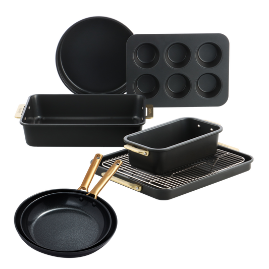 Ensemble de 8 pièces Padova Reserve Gold & Black