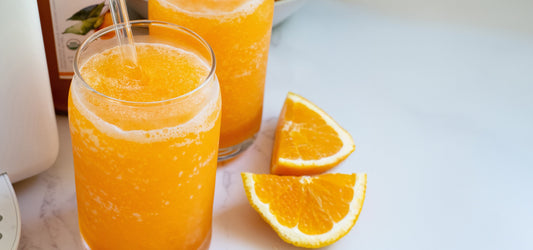 Slushie à la canneberge et à l'orange