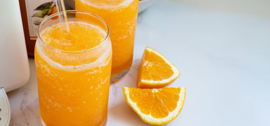SLUSHIE À LA CANNEBERGE ET À L'ORANGE