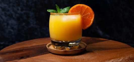 Frozen whiskey sour