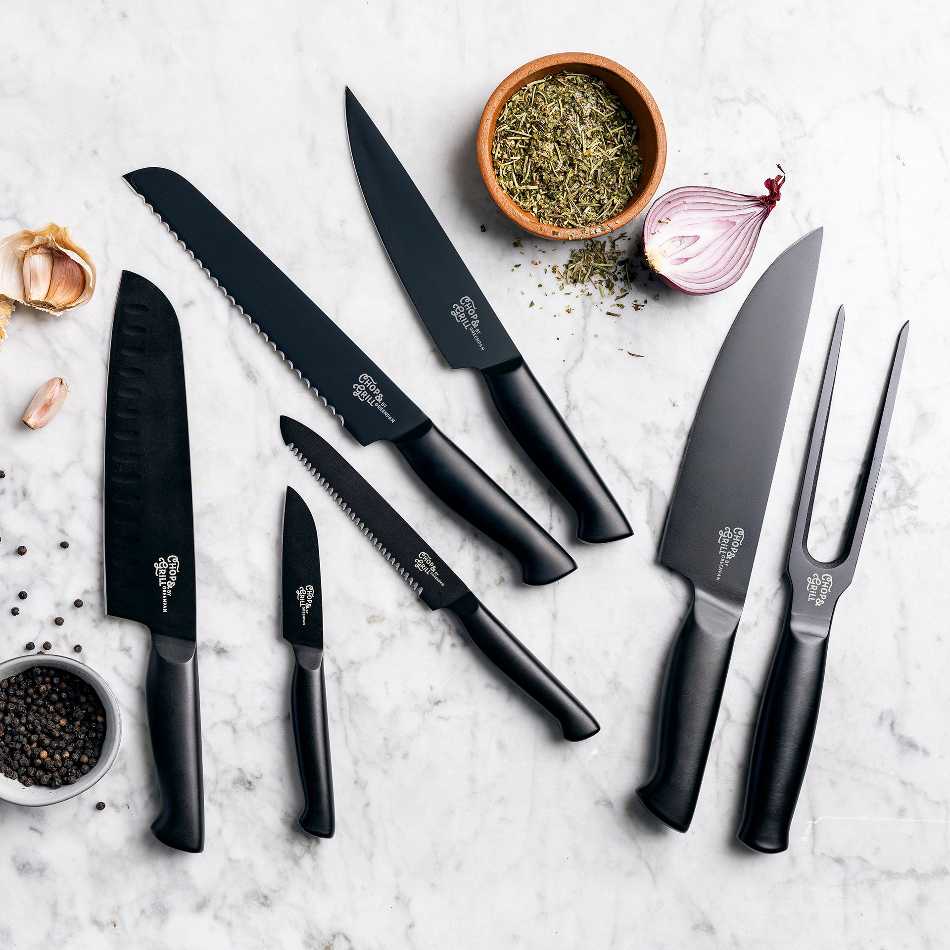 Couteau à pain enduit Chop & Grill – GreenPan FR