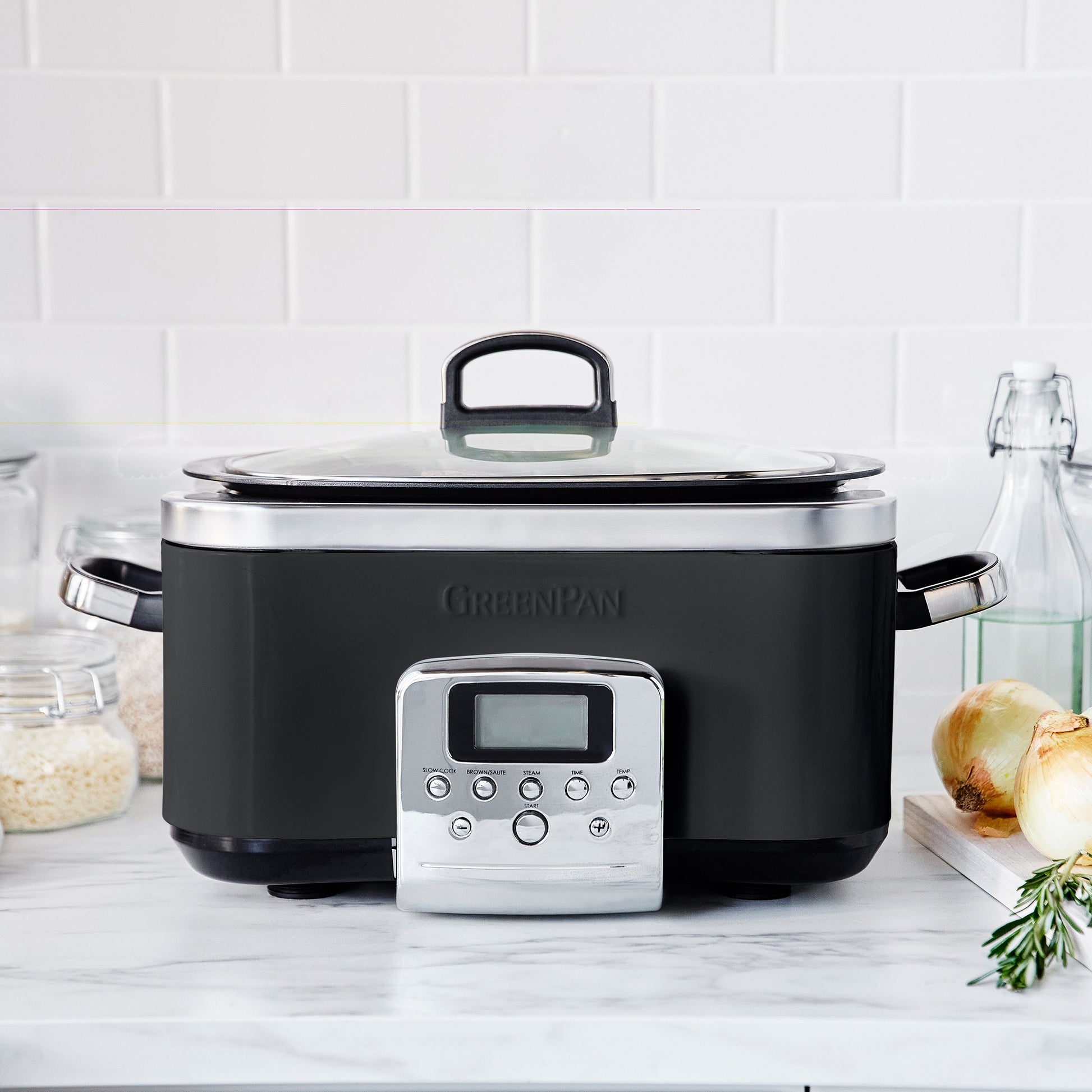 Slowcooker Black 6L vooraanzicht