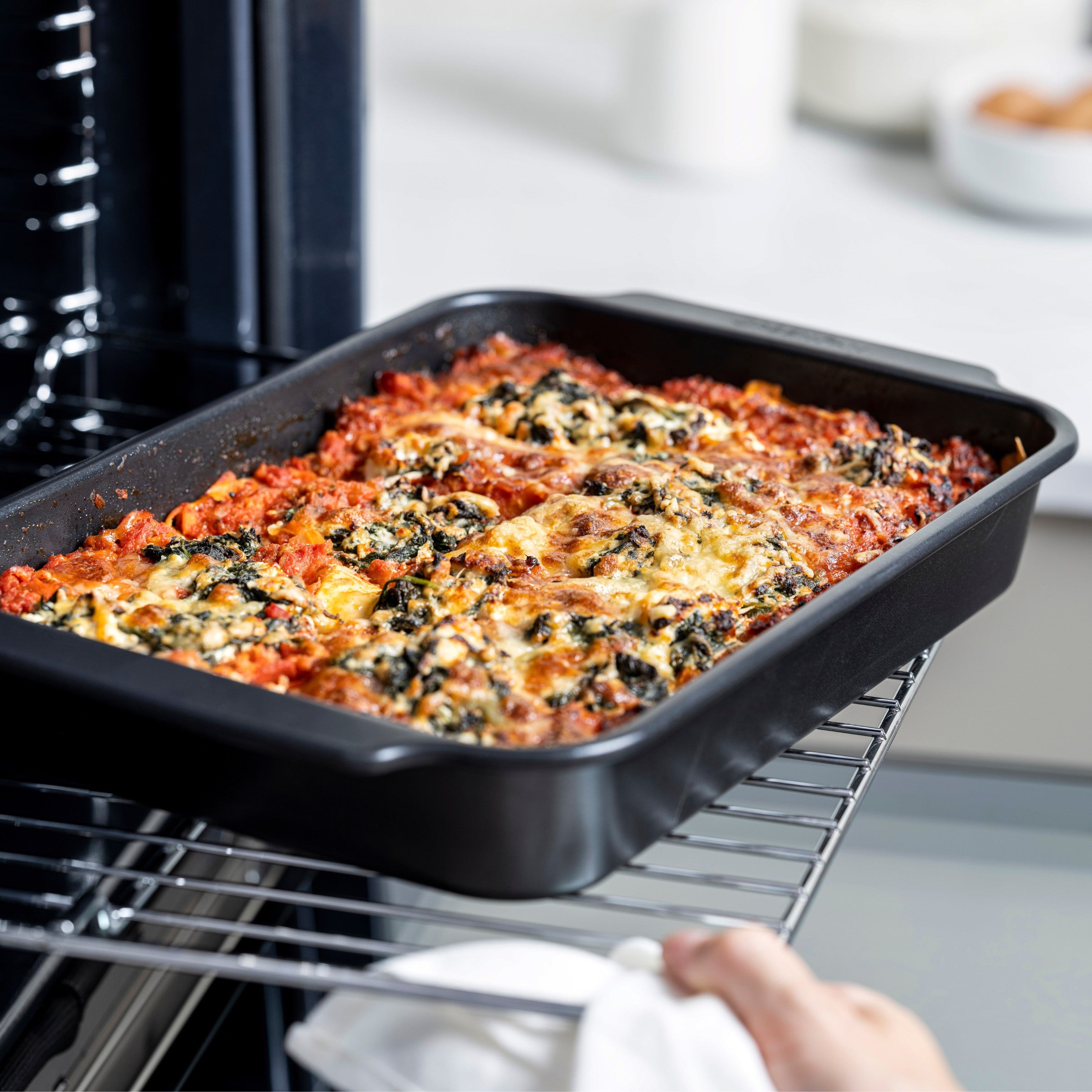 Moule à Quiche GreenPan Bistro 33 Cm - Revêtement Antiadhésif Sans PFAS, Acier Aluminisé 0.8mm, Va Au Lave-vaisselle - 14