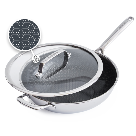 Spectra Hybrid Wok 30 cm Silver