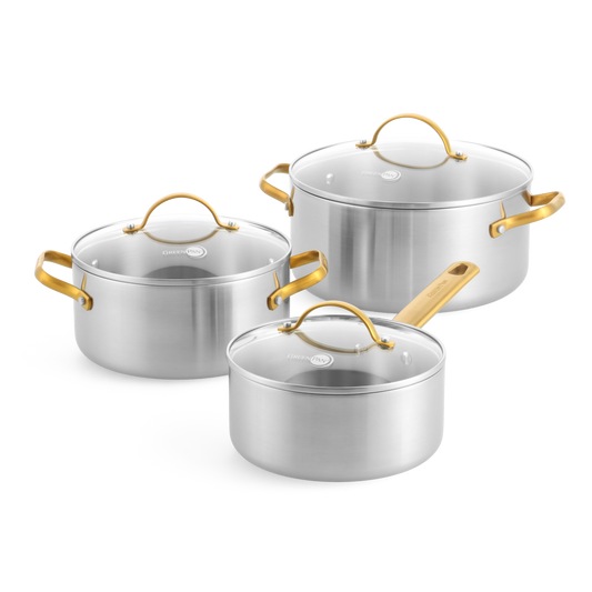 Padova Reserve Ensemble de 6 pièces en acier inoxydable 3 couches