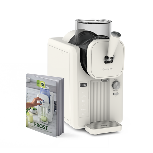 Machine à Glace - Glaces à l'Italienne et boissons glacées 1,87L - Crème + livre de recettes