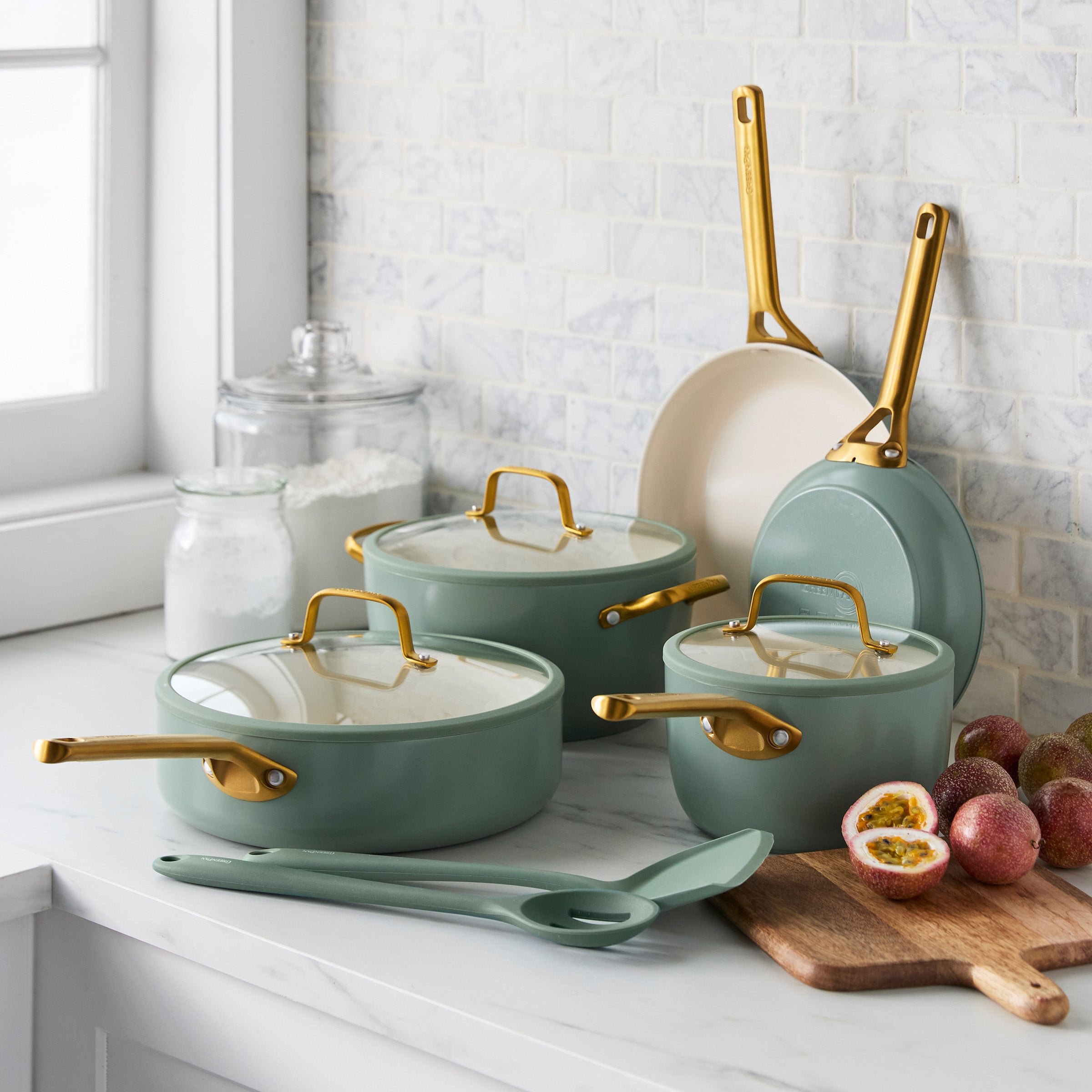 Batterie de cuisine Padova Pro Green 7 pièces