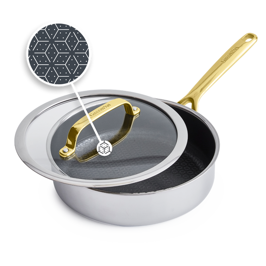 Spectra Hybrid Sauteuse 24 cm Gold