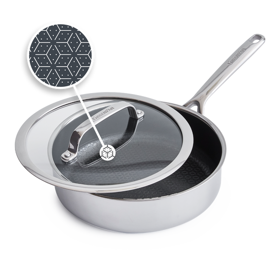 Spectra Hybrid Sauteuse 24 cm Silver