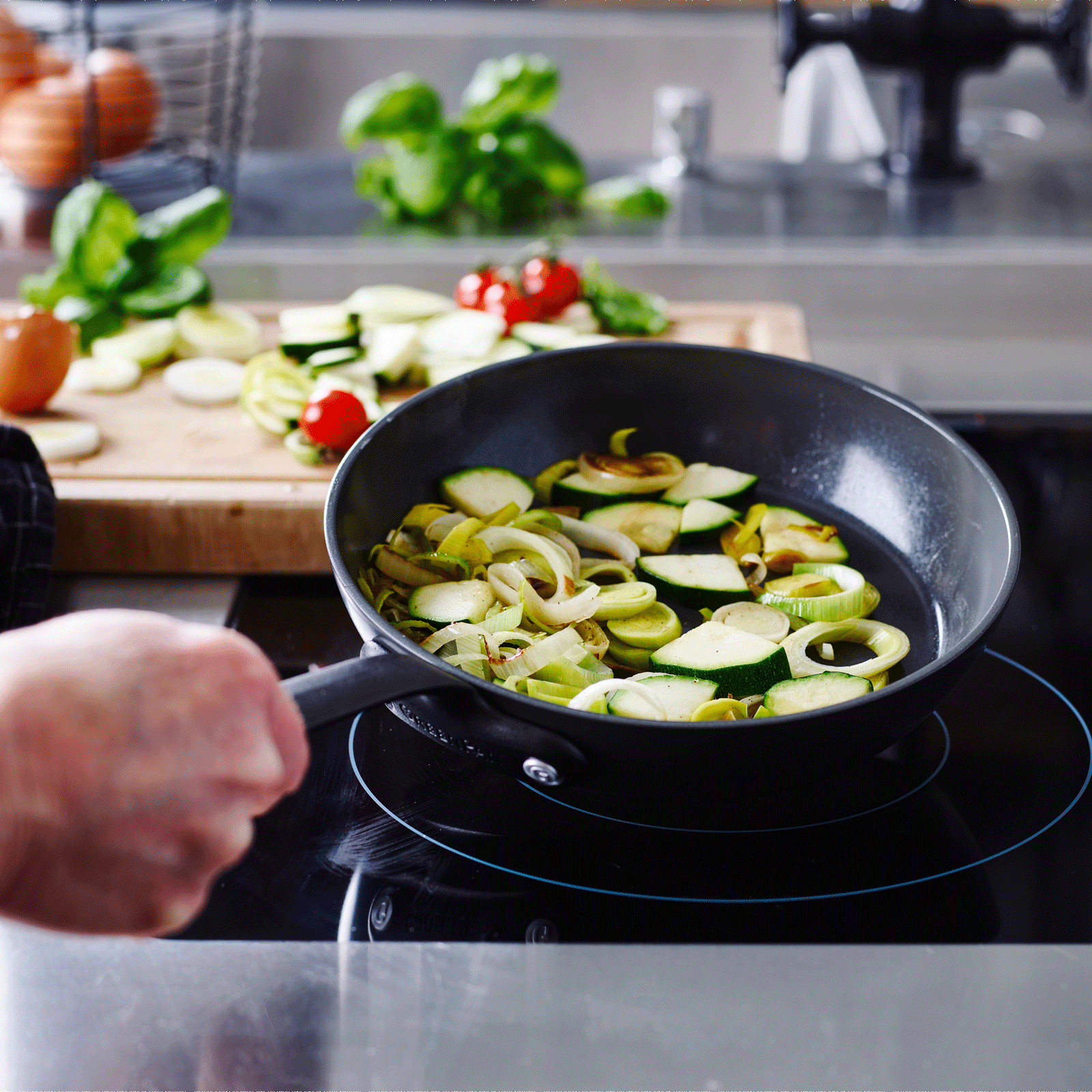 Craft Braadpan 20cm zwart groenten bakken