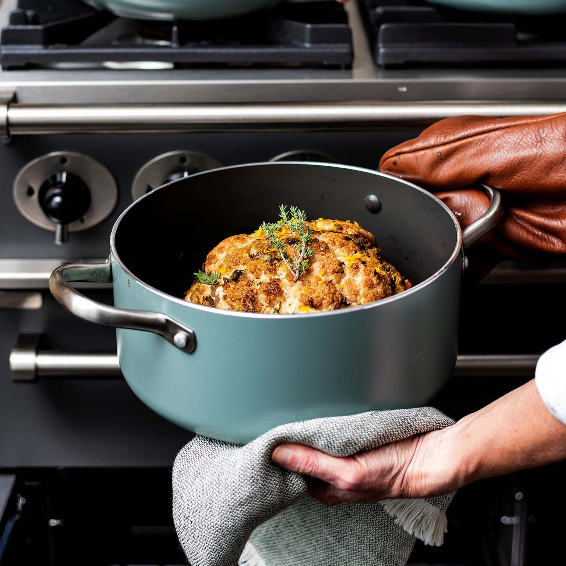 Greenpan Mayflower Kookpannen 20cm Keramisch inductie pfas-vrij  vooraanzicht