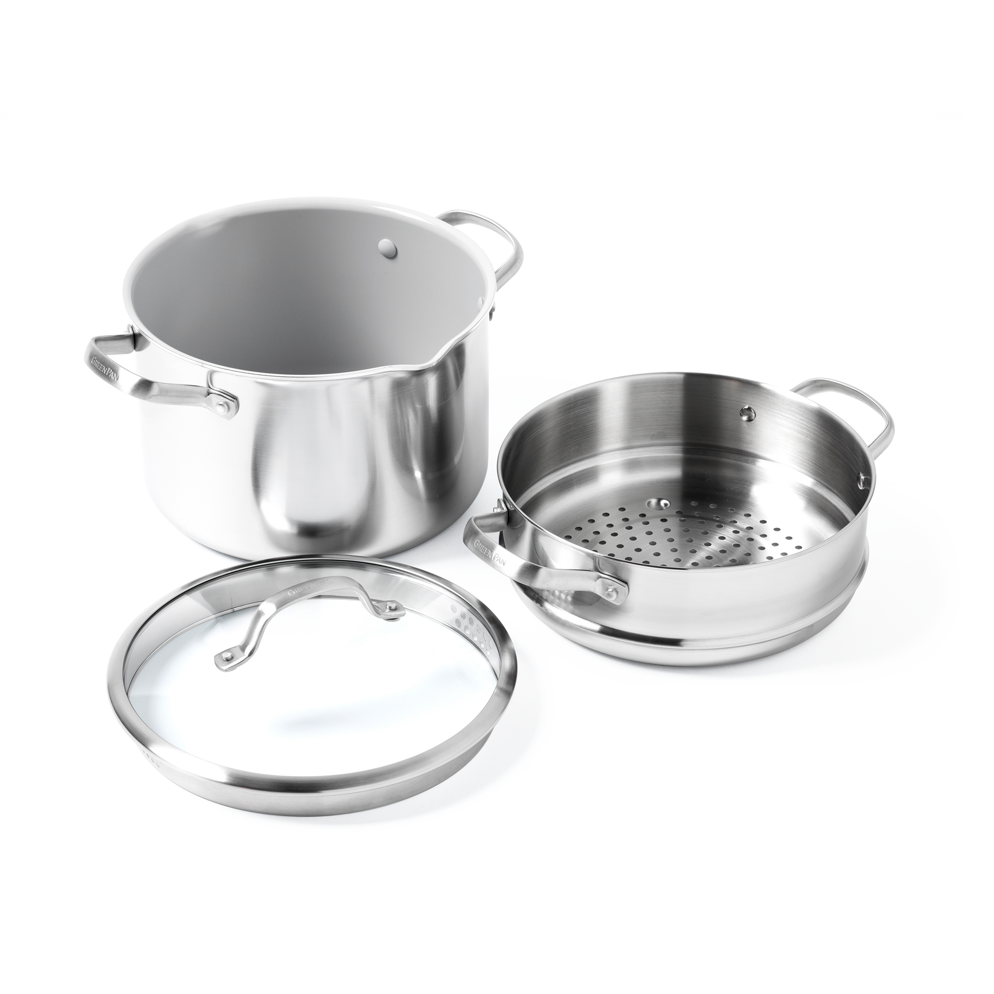 Greenpan Kookpotten Venice pro evershine Keramisch inductie pfas-vri  vooraanzicht 